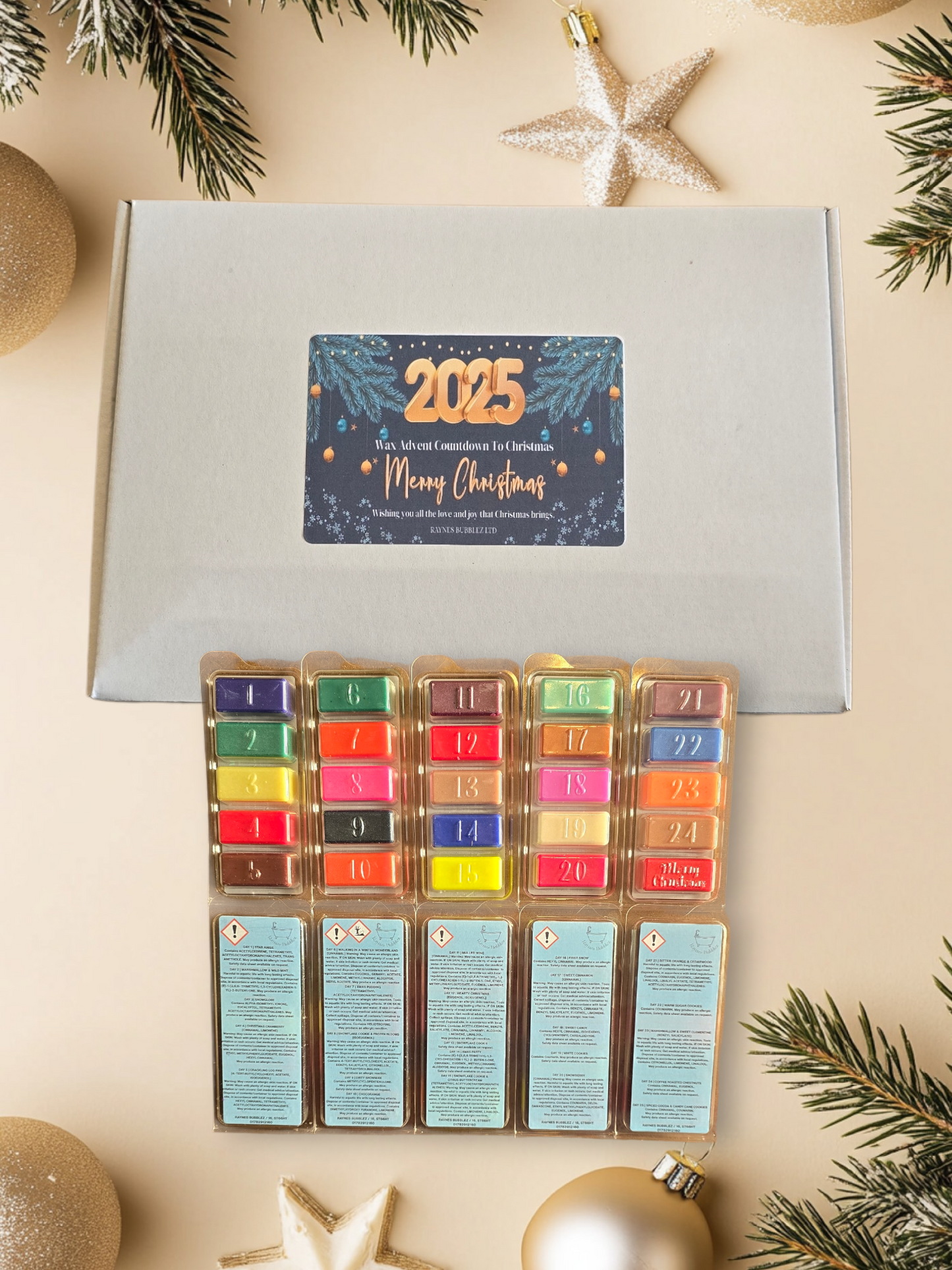 Wax Advent Countdown To Christmas 2025!