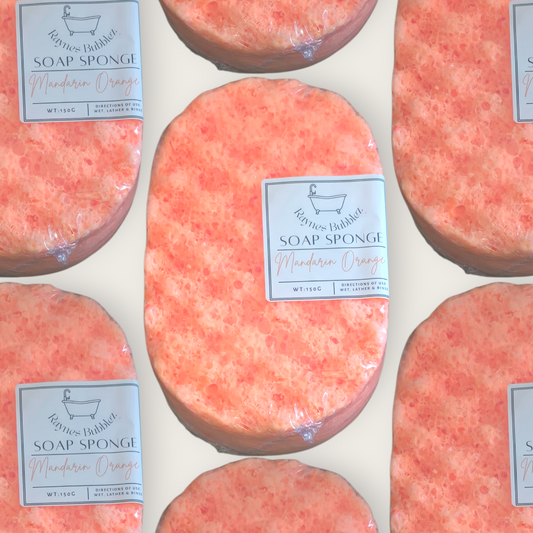 Mandarin Orange Soap Sponge