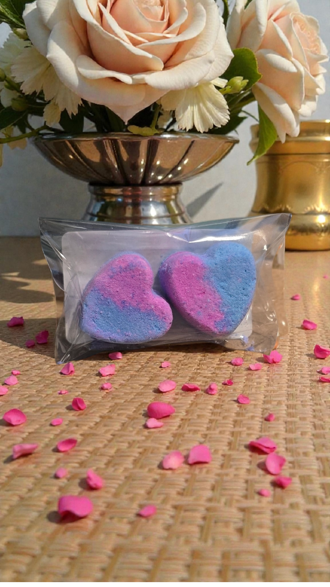 Baby Powder Mini Heart Bath Bomb