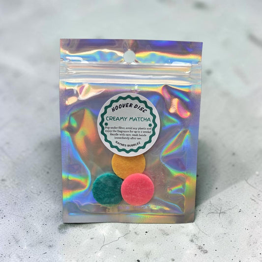 Creamy Matcha Hoover Disc