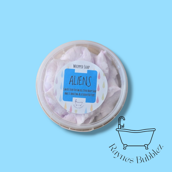 Aliens Whipped Soap