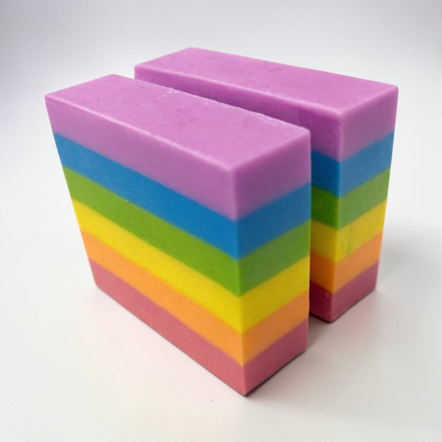 Rainbow Cherry Soap Slice