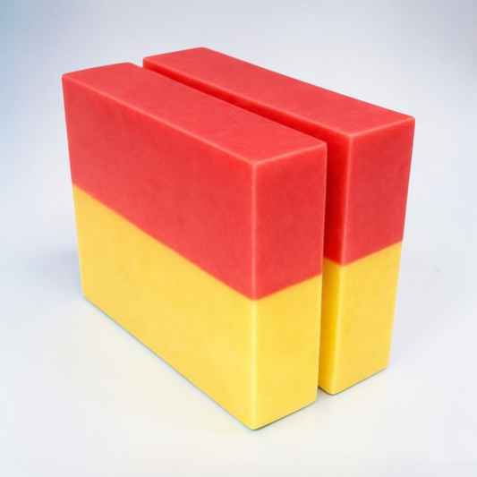 Vanilla & Strawberry Soap Slice