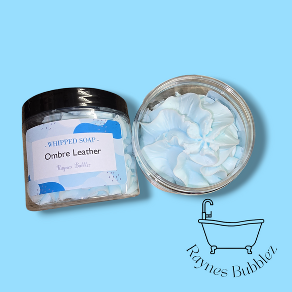 Ombre Leather Whipped Soap