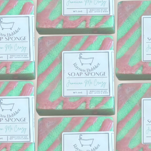 Jamaican Me Crazy Small Soft Soap Sponge