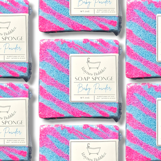 Baby Powder Small Soft Soap Sponge