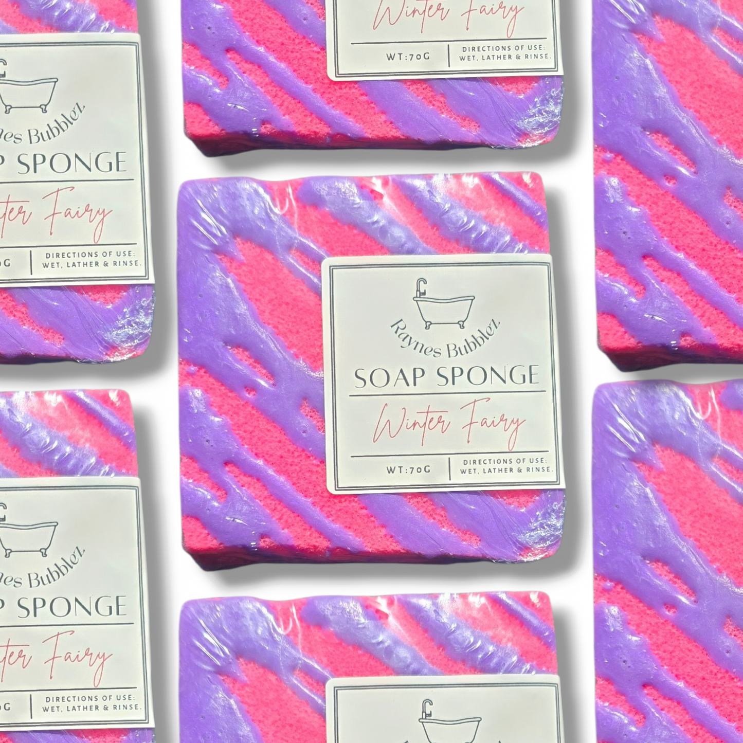 Winter Fairy Small Soft Soap Sponge