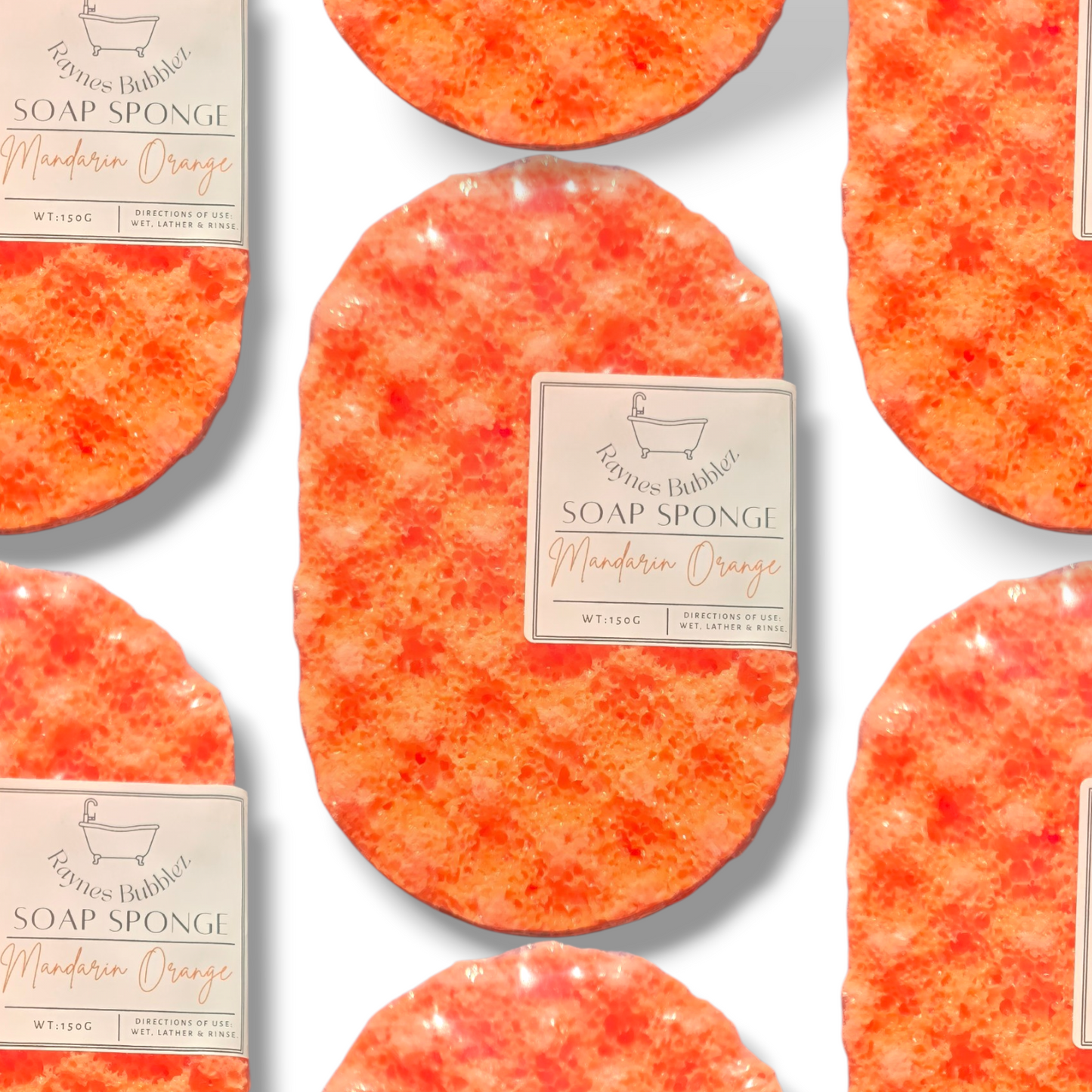 Mandarin Orange Soap Sponge